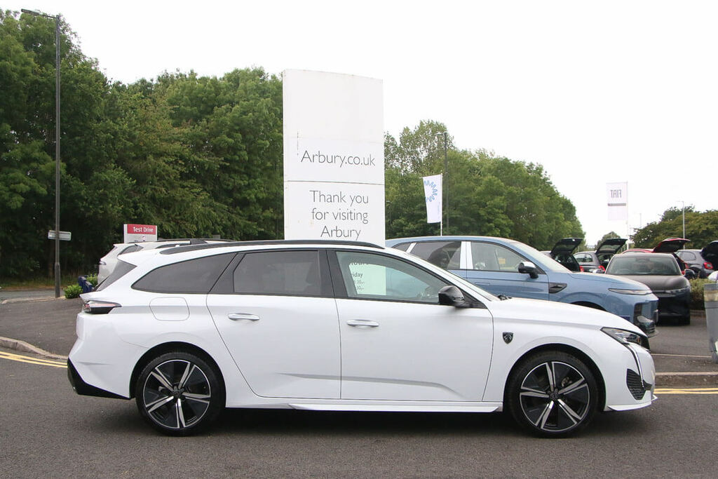 Peugeot 308 SW Sw Hybrid 136 E-dsc6 White #2