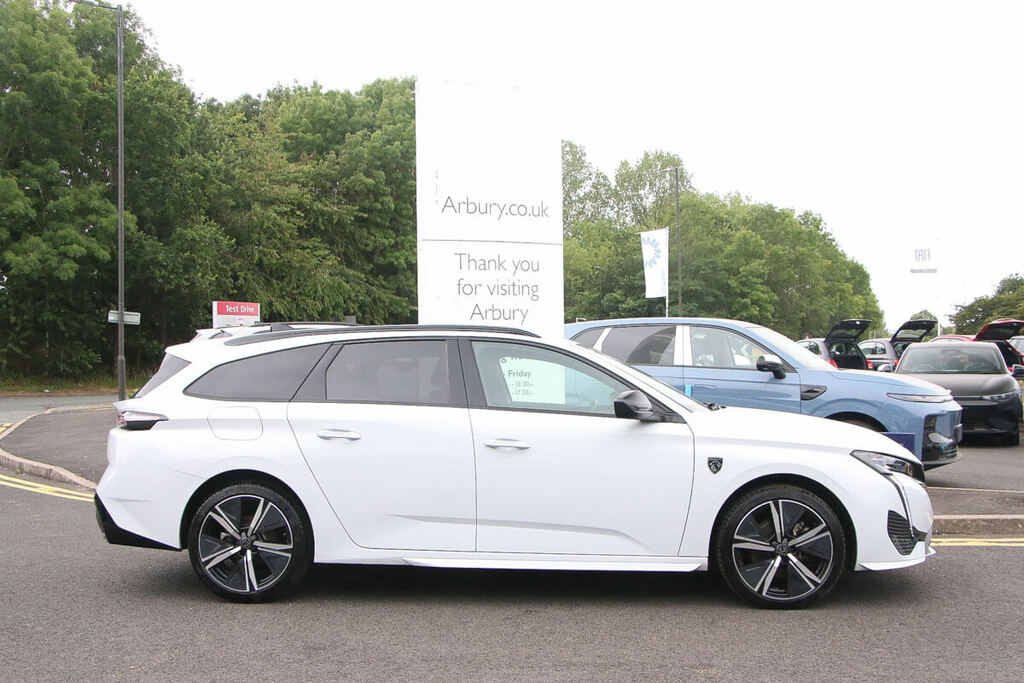 Peugeot 308 SW Sw Hybrid 136 E-dsc6 White #3