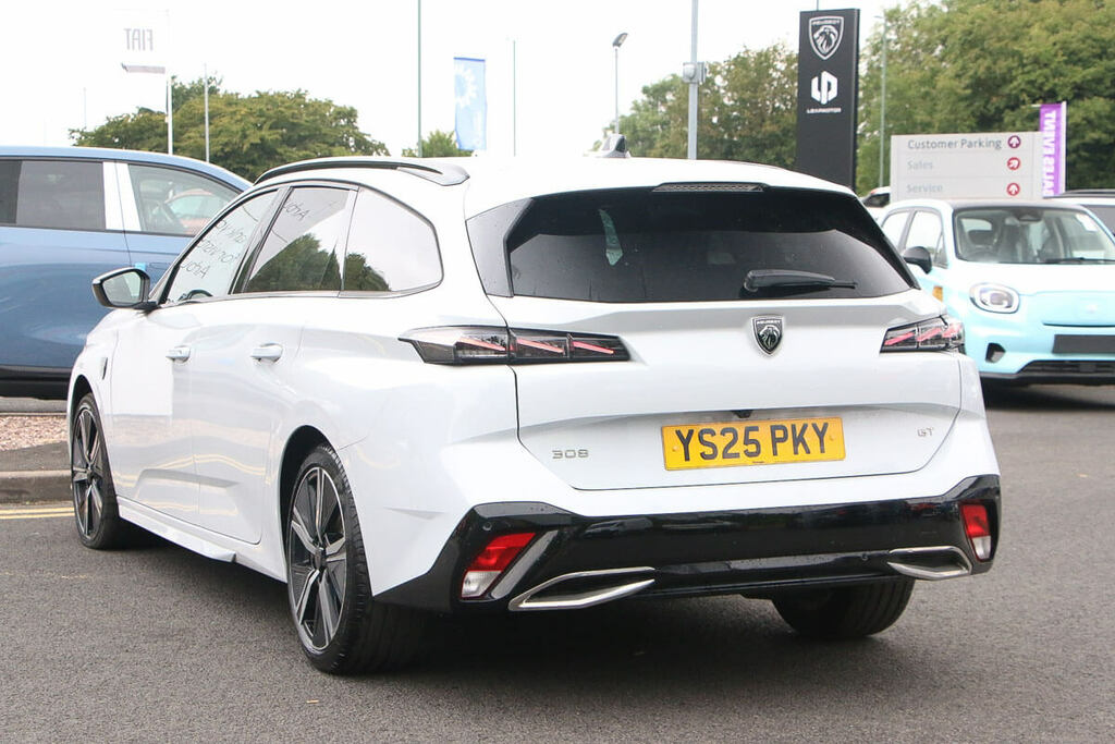 Peugeot 308 SW Sw Hybrid 136 E-dsc6 White #4