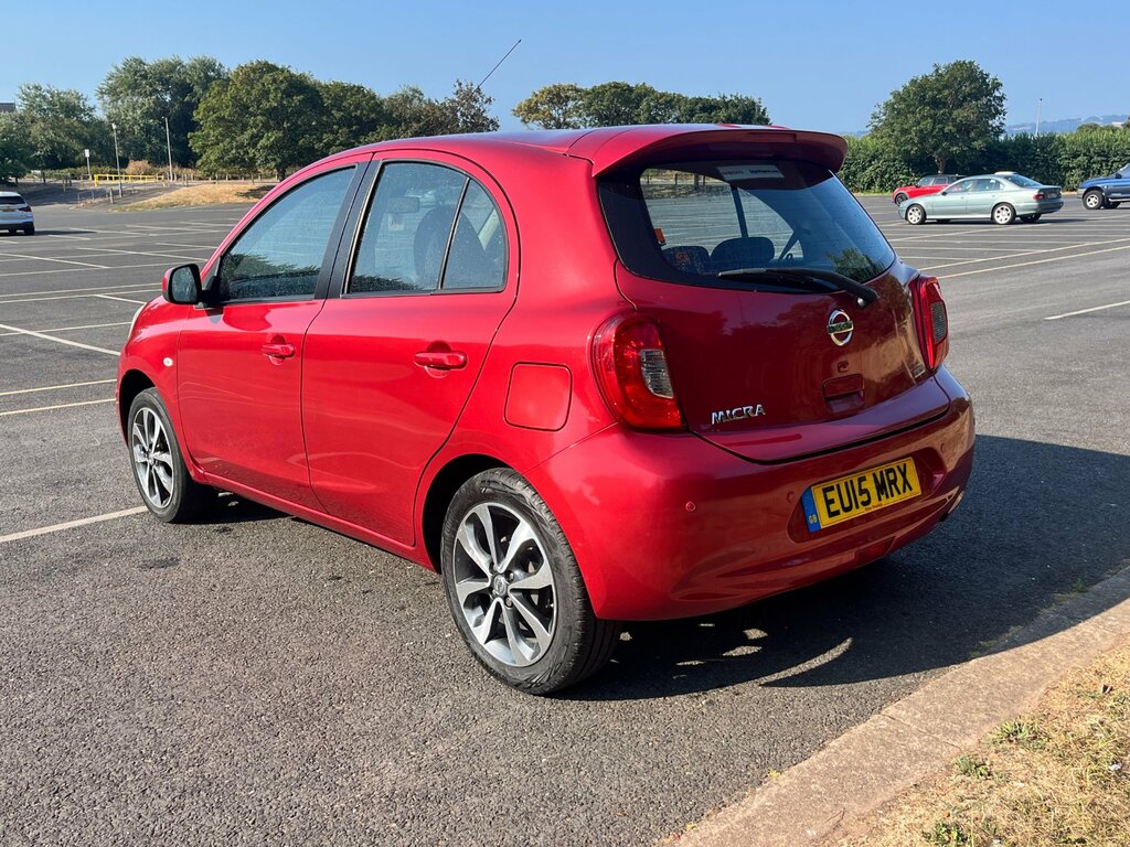 Nissan Micra 1.2 Tekna Hatchback Euro 5 80 P Red #5
