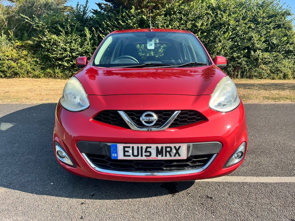 Nissan Micra 1.2 Tekna Hatchback Euro 5 80 P Red #3