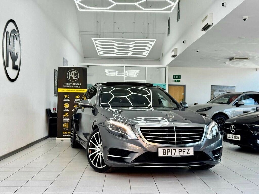 Mercedes-Benz S Class Saloon 3.0 S350ld V6 Amg Line Premium G-tronic Grey