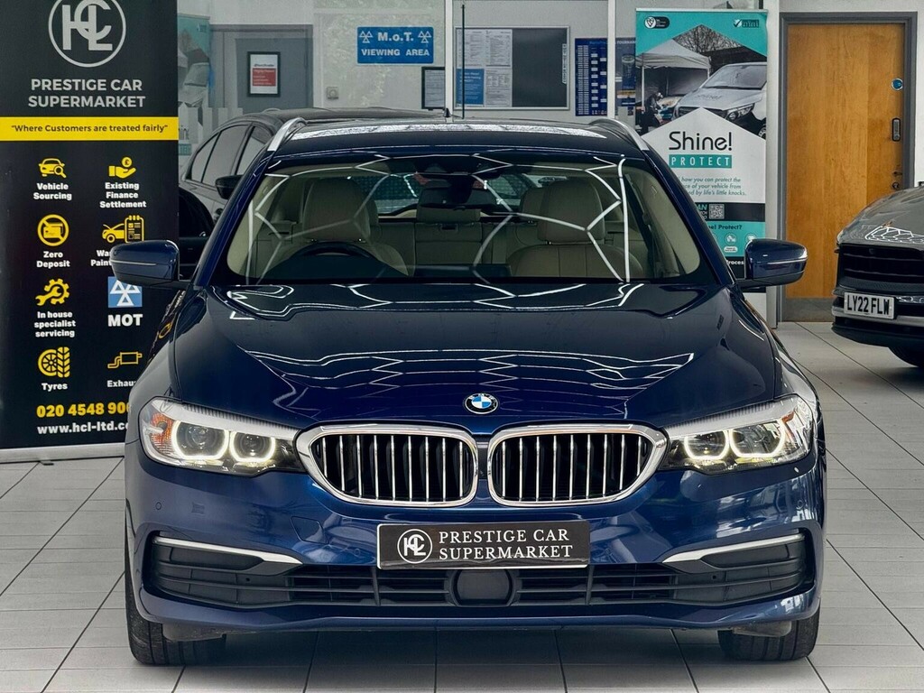 BMW 5 Series Estate 3.0 530D Se Touring Xdrive Euro 6 Ss KU67ENN Blue #3