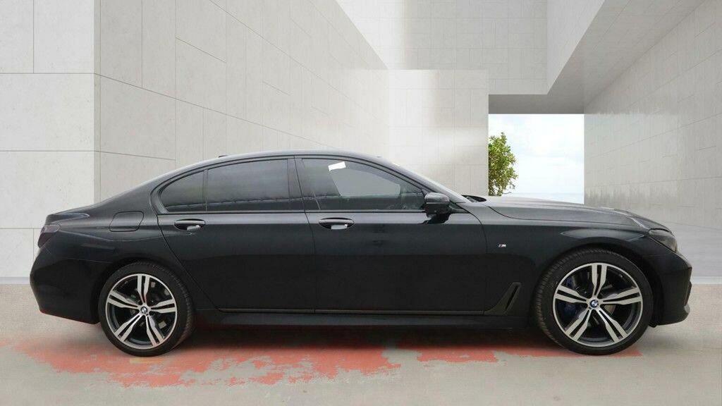 BMW 7 Series 730D Blue #7