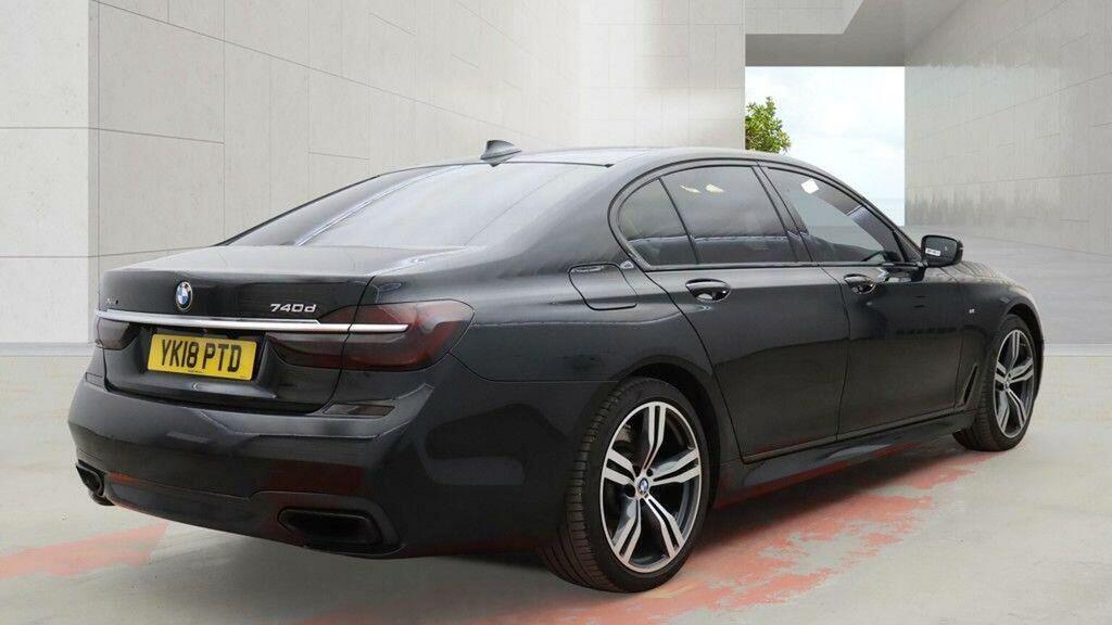 BMW 7 Series 3.0 740D M Sport Xdrive Euro 6 Ss Black #6