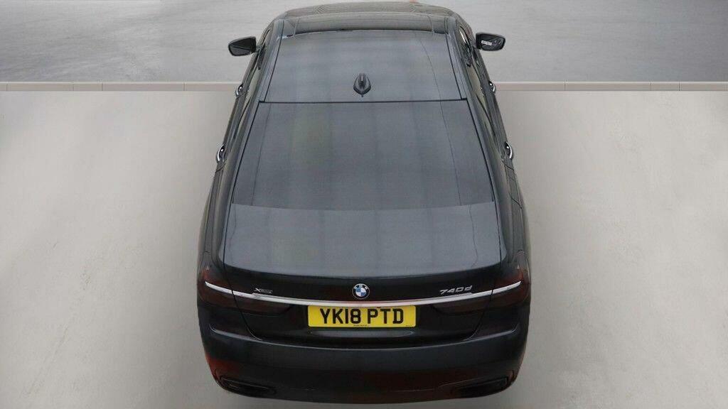 BMW 7 Series 730D Blue #10