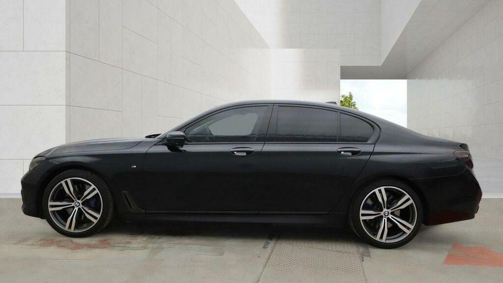 BMW 7 Series 730D Blue #8