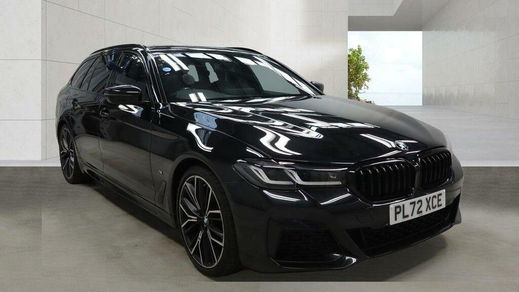 BMW 5 Series 2.0 520I Mht M Sport Touring Steptronic Euro 6 S Black