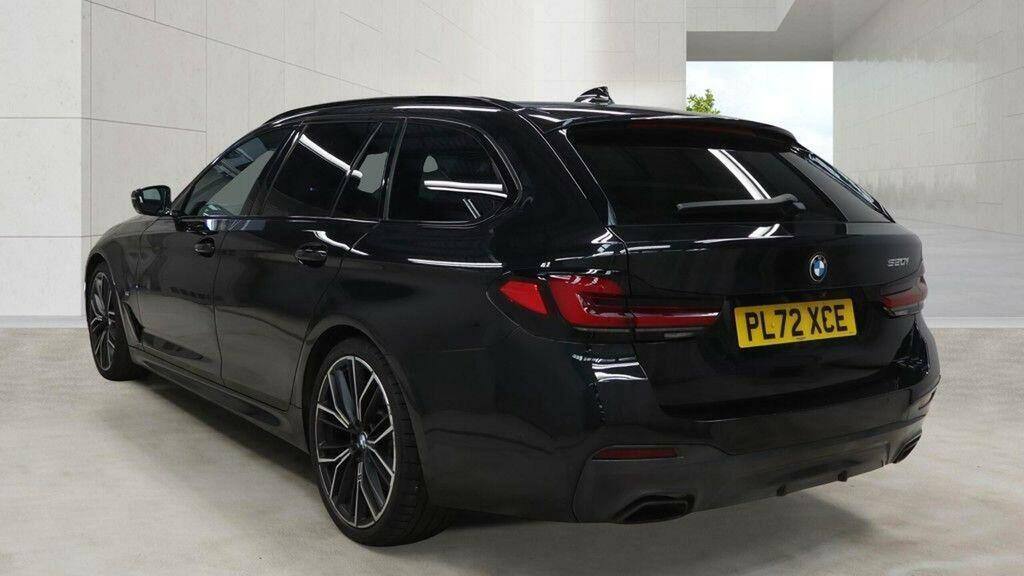 BMW 5 Series 2.0 520I Mht M Sport Touring Steptronic Euro 6 S Black #6