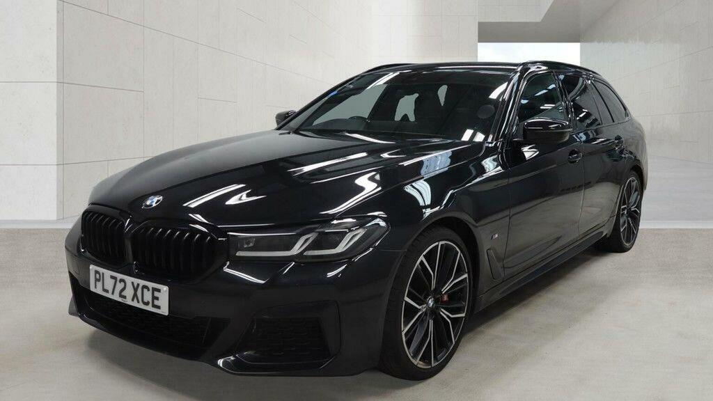 BMW 5 Series 2.0 520I Mht M Sport Touring Steptronic Euro 6 S Black #2