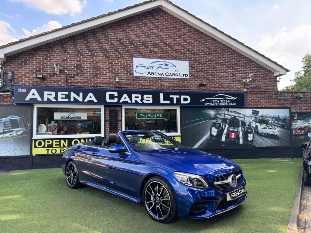 Mercedes-Benz C Class 2.0 C220d Amg Line Premium Cabriolet Blue