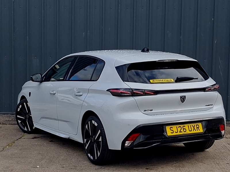 Peugeot 308 1.2 Hybrid 145 Gt Premium E-dsc6 SJ26UXR White #2