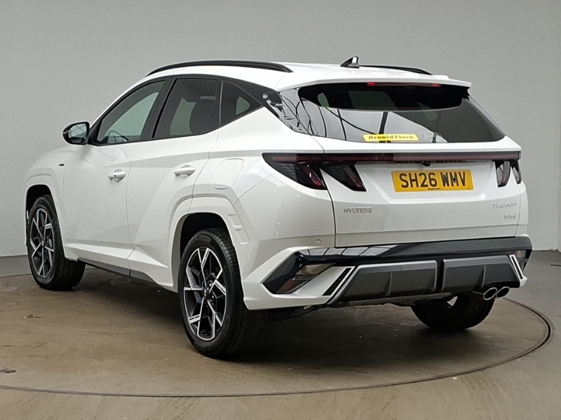 Hyundai Tucson 1.6T Hybrid N Line White #2