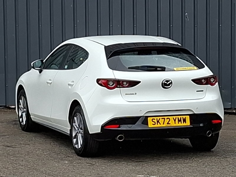 Mazda 3 2.0 E-skyactiv G Mhev Se-l SK72YMW White #2