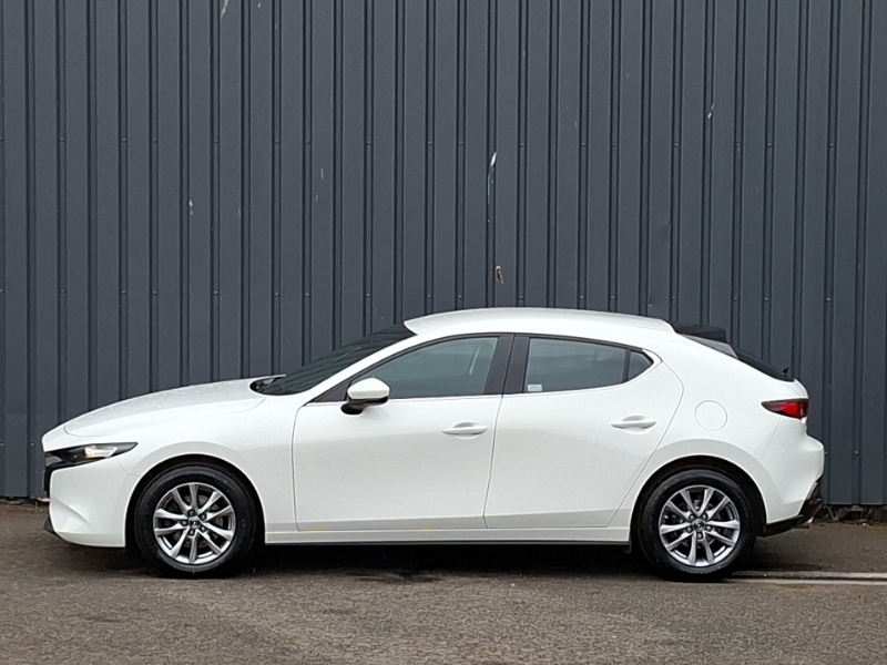 Mazda 3 2.0 E-skyactiv G Mhev Se-l SK72YMW White #4