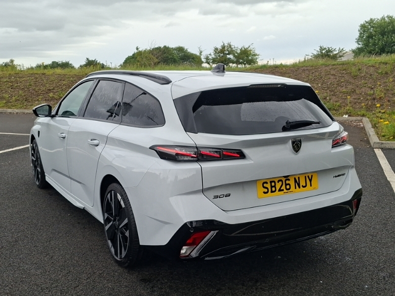 Peugeot 308 1.2 Hybrid 145 Gt Premium E-dsc6 SB26NJY White #2
