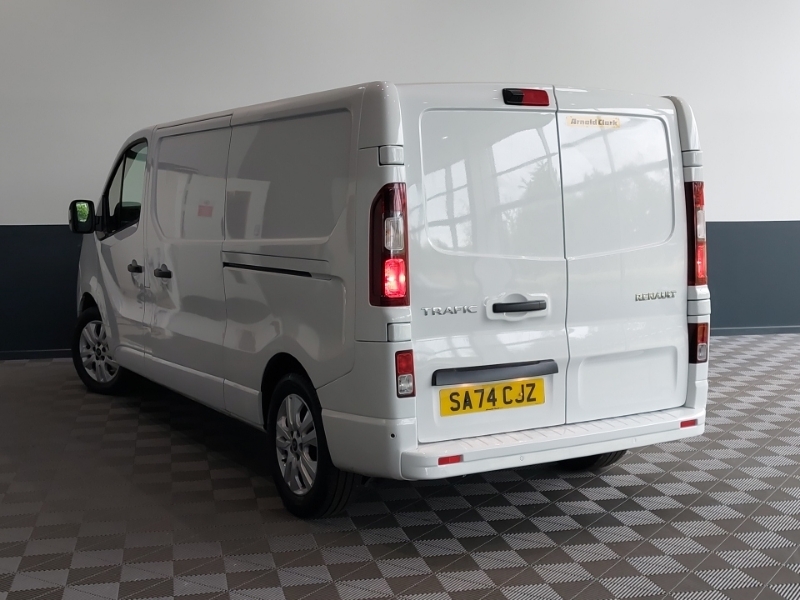 Renault Trafic Ll30 Blue Dci 130 Extra Safety Van SA74CJZ White #2