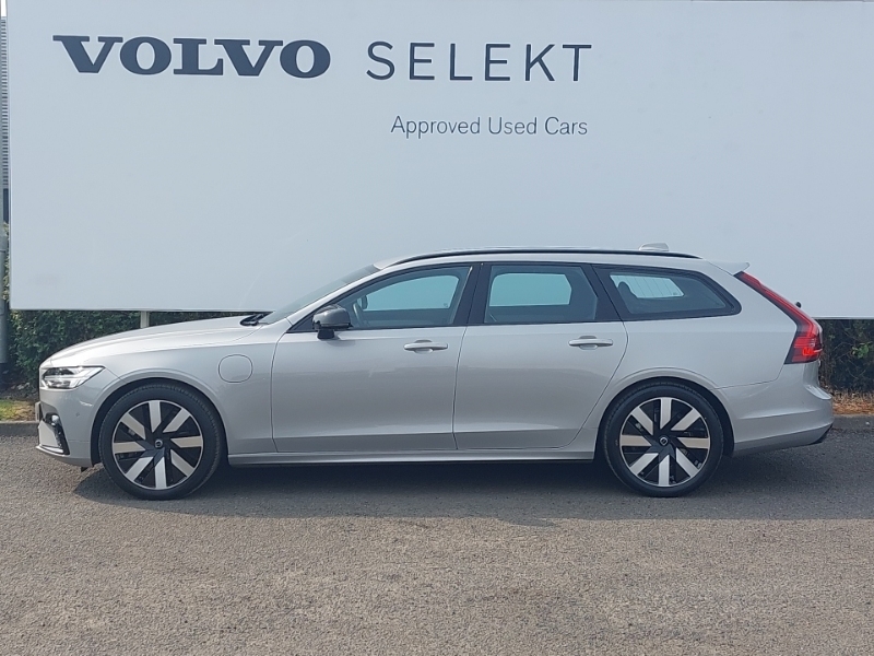 Volvo V90 2.0 T6 350 Phev Plus Dark Awd SM25NTO Silver #4