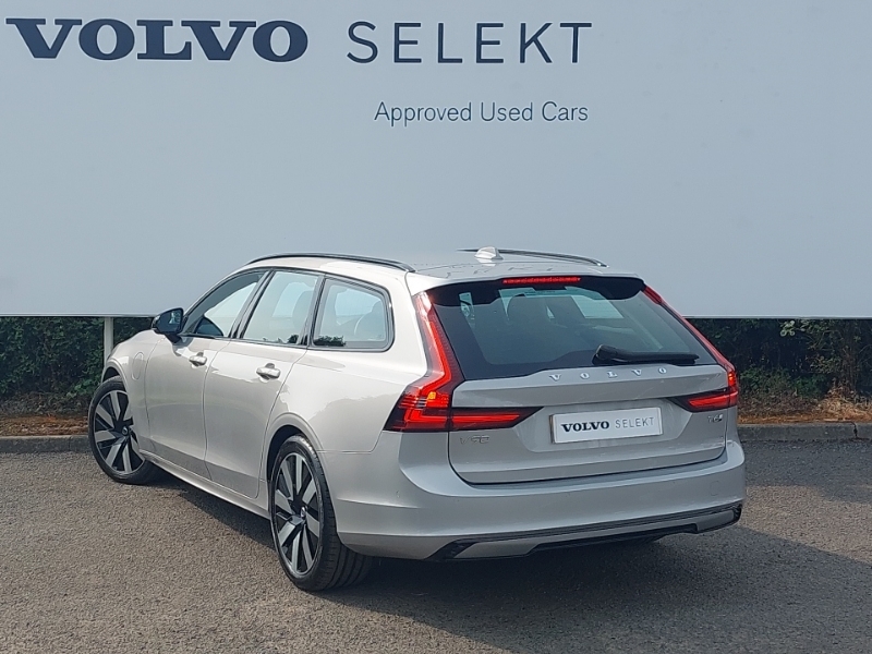 Volvo V90 2.0 T6 350 Phev Plus Dark Awd SM25NTO Silver #2