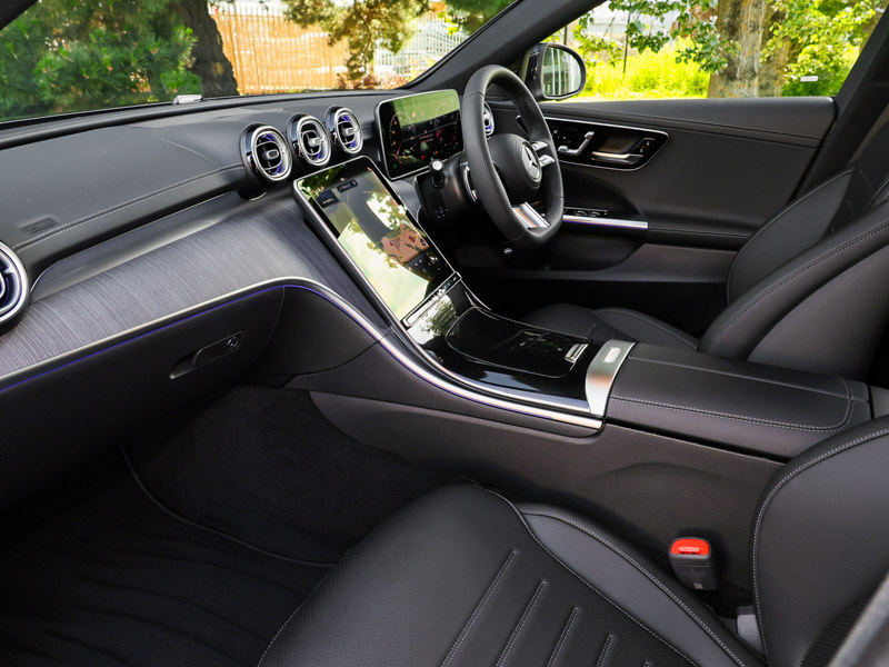 Mercedes-Benz C Class C200 Amg Line Premium Pan Roof 9G-tronic Black #5