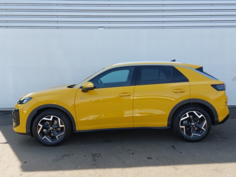 Volkswagen T-Roc 1.5 Etsi 150 R-line Dsg Yellow #4