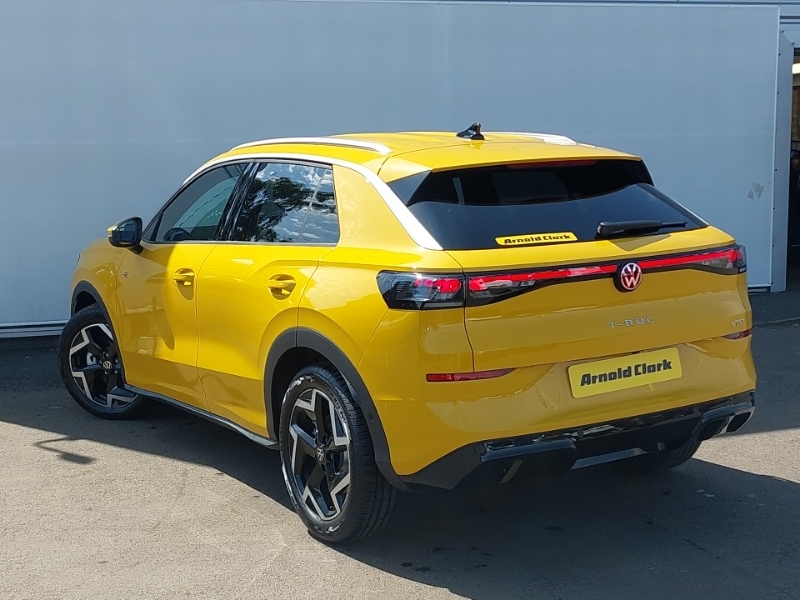 Volkswagen T-Roc 1.5 Etsi 150 R-line Dsg Yellow #2