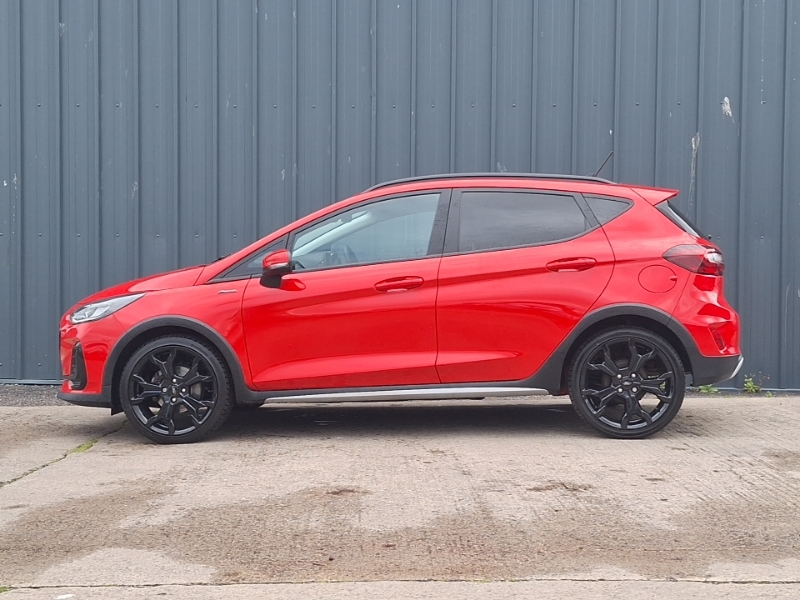 Ford Fiesta 1.0 Ecoboost Hybrid Mhev 125 Active X YP23SFV Red #4