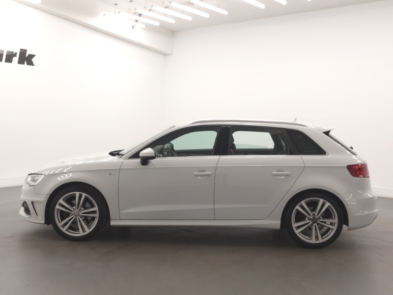 Audi A3 2.0 Tdi Quattro S Line S Tronic Nav KT65EKJ White #4