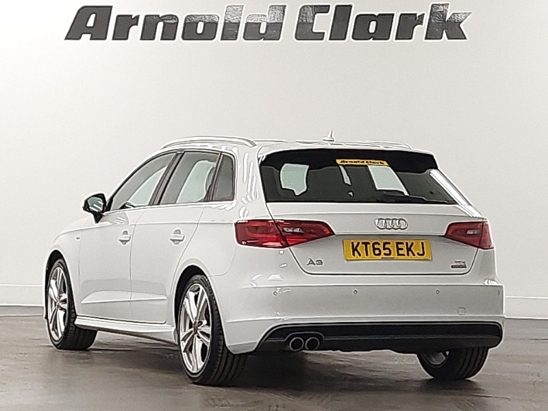 Audi A3 2.0 Tdi Quattro S Line S Tronic Nav KT65EKJ White #2