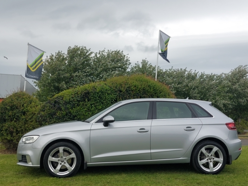 Audi A3 1.0 Tfsi Sport ST66FZA Silver #4