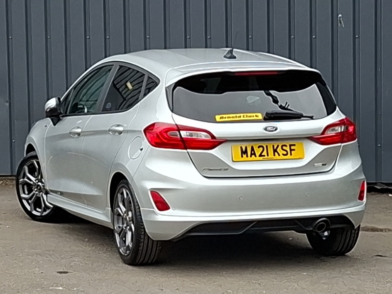 Ford Fiesta 1.0 Ecoboost Hybrid Mhev 125 St-line Edition MA21KSF Silver #2