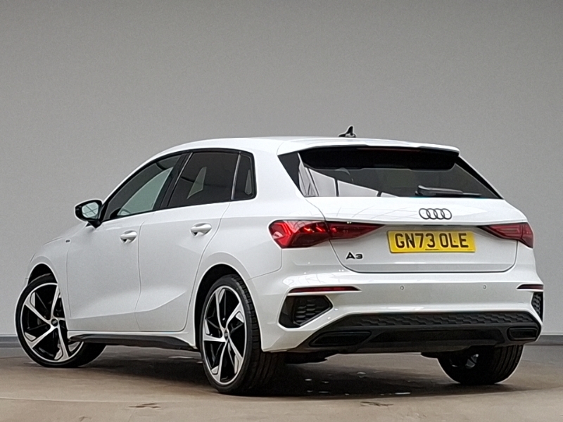 Audi A3 35 Tfsi Black Edition S Tronic GN73OLE White #2