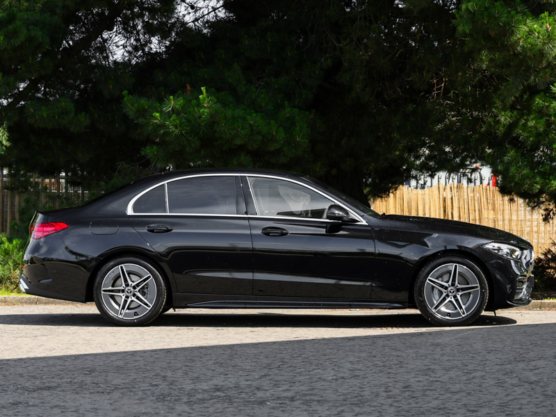Mercedes-Benz C Class C200 Amg Line 9G-tronic Black #4
