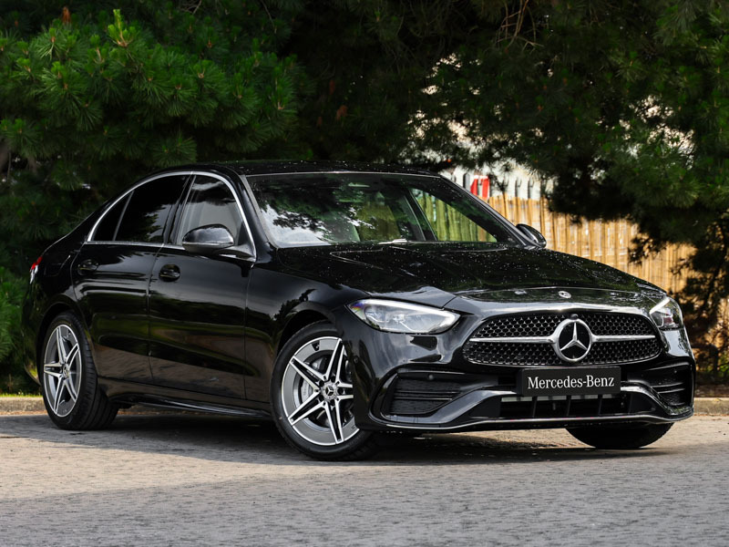Mercedes-Benz C Class C200 Amg Line 9G-tronic Black