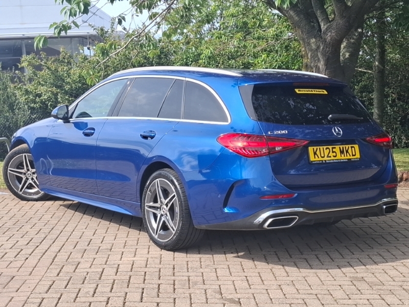 Mercedes-Benz C Class C200 Amg Line 9G-tronic KU25MKD Blue #2