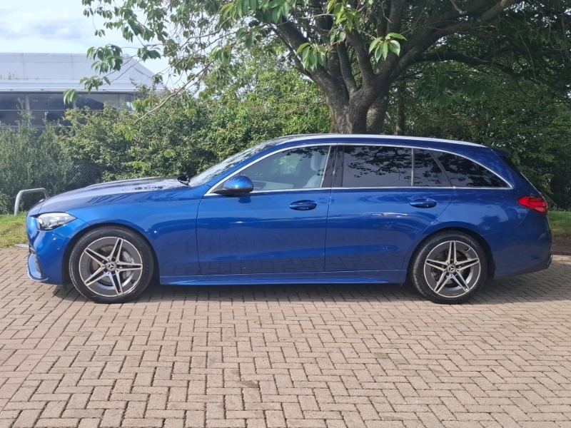 Mercedes-Benz C Class C200 Amg Line 9G-tronic KU25MKD Blue #4