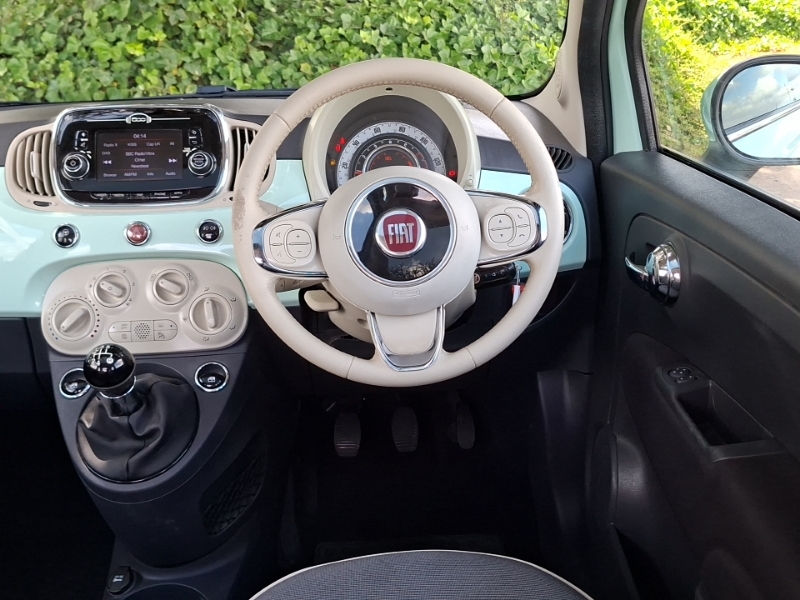 Fiat 500 1.2 Pop Hatchback Euro 6 Ss White #8