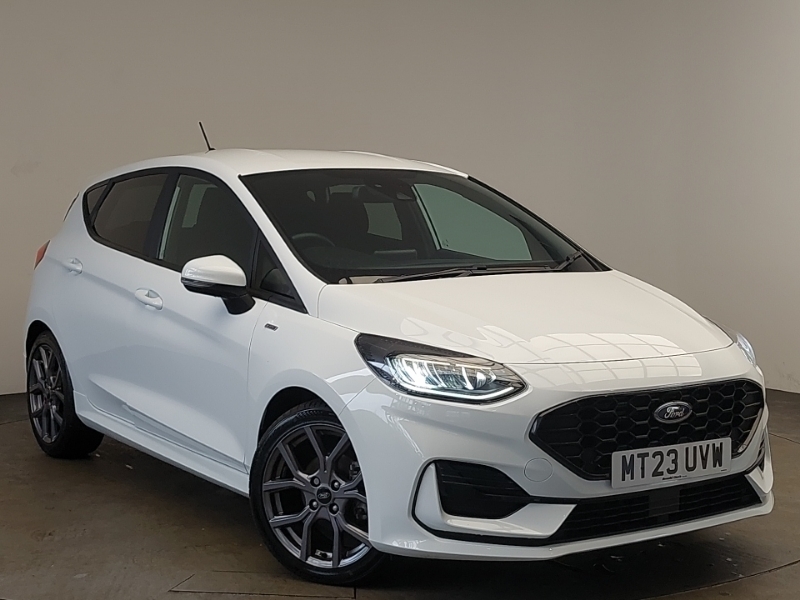 Ford Fiesta 1.0T Ecoboost St-line Euro 6 Ss White #1
