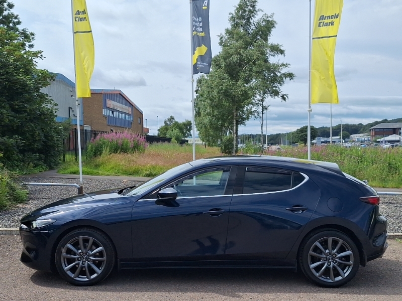 Mazda 3 2.0 E-skyactiv G Mhev Gt Sport Tech SP21HUU Blue #4