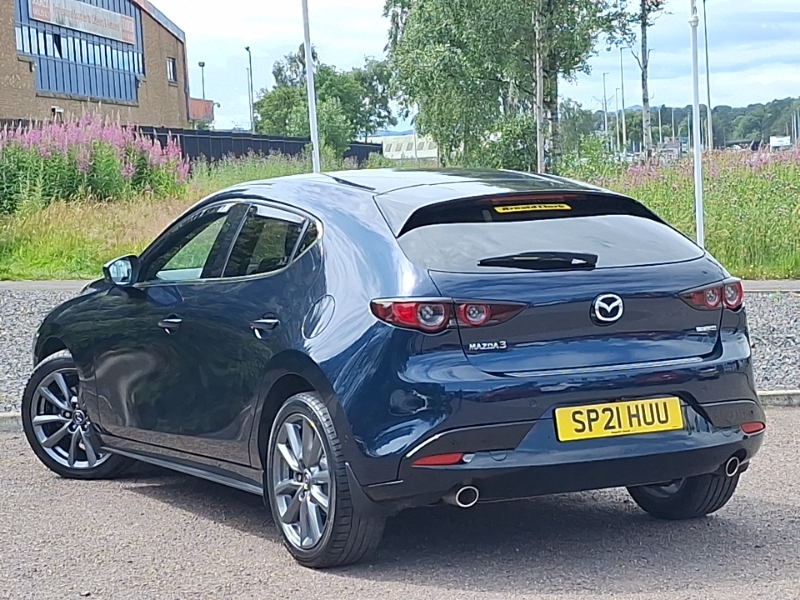 Mazda 3 2.0 E-skyactiv G Mhev Gt Sport Tech SP21HUU Blue #2