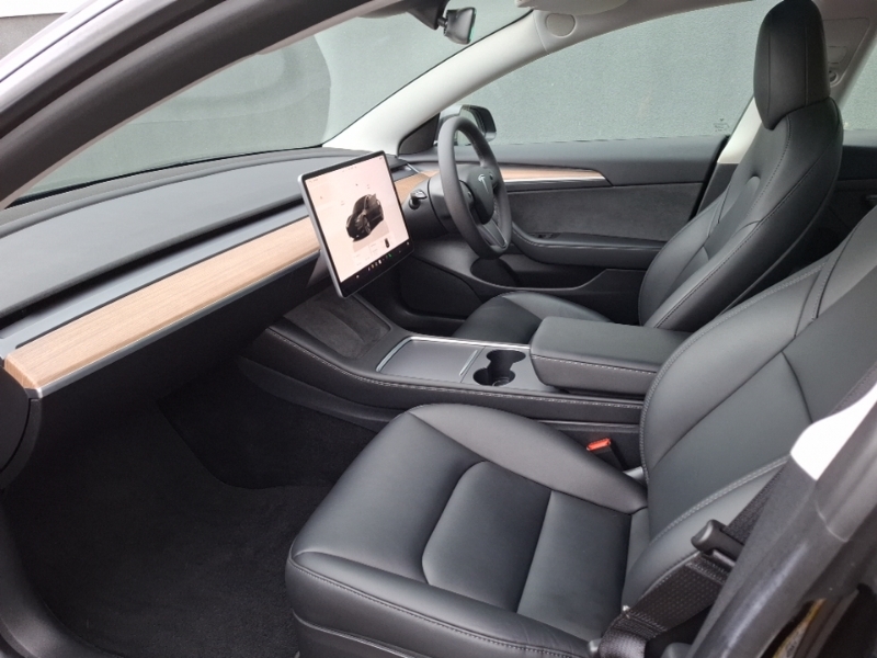 Tesla Model 3 Long Range Awd Black #5