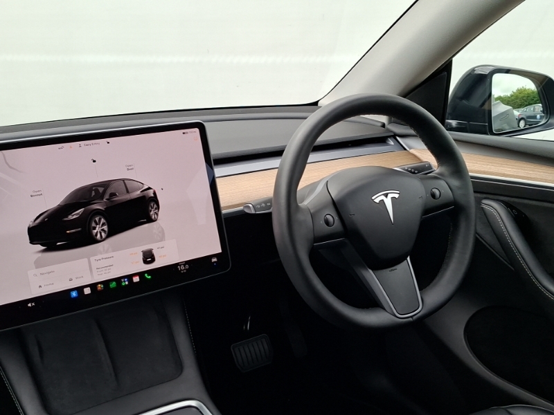 Tesla Model Y Rwd 19Alloys, Pan Roof, Black Lthr, Sat Black #8