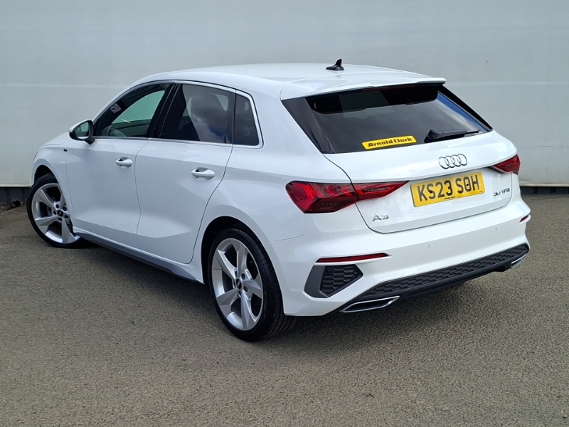 Audi A3 30 Tfsi S Line S Tronic KS23SOH White #2