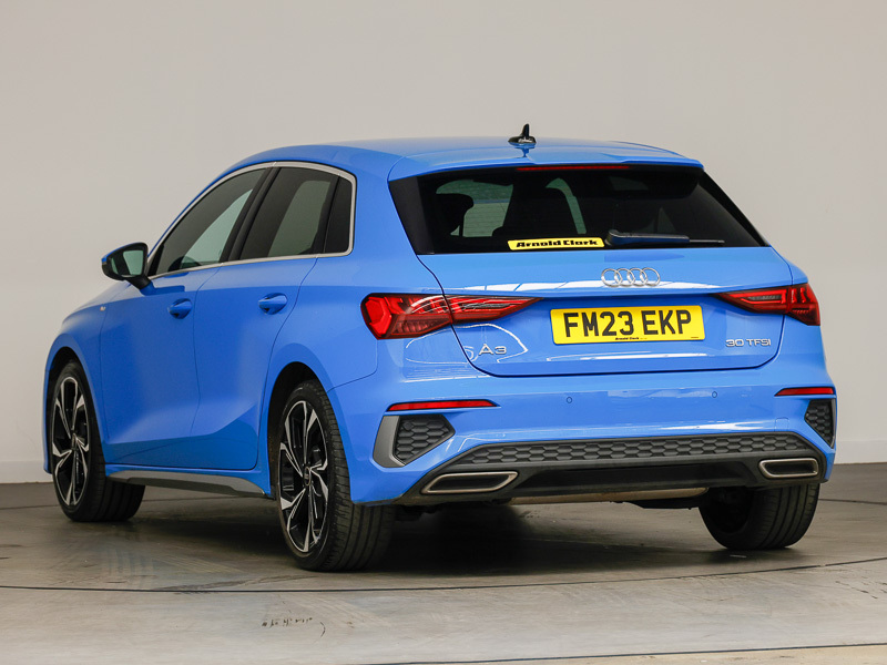 Audi A3 30 Tfsi S Line S Tronic FM23EKP Blue #2