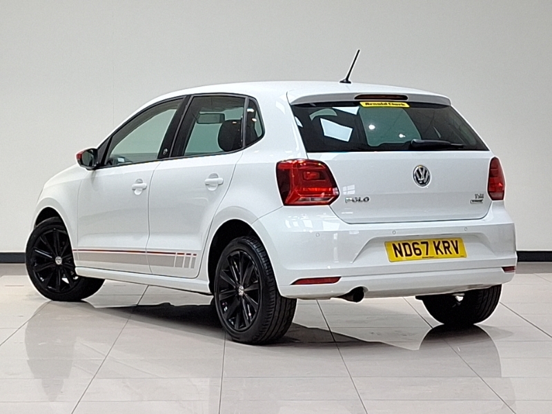 Volkswagen Polo 1.2 Tsi R-line ND67KRV White #2