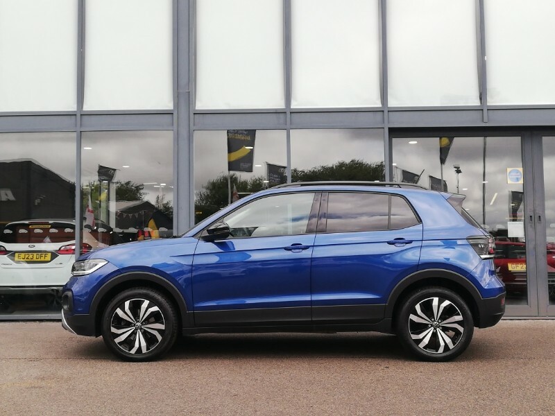 Volkswagen T-Cross 1.0 Tsi 110 Black Edition Dsg Blue #4