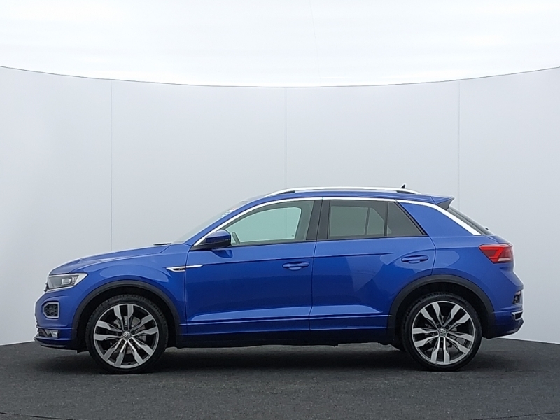 Volkswagen T-Roc 1.5 Tsi Evo R-line Dsg VK69NAO Blue #4