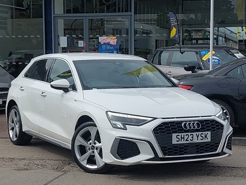 Audi A3 40 Tfsi E S Line S Tronic SH23YSK White