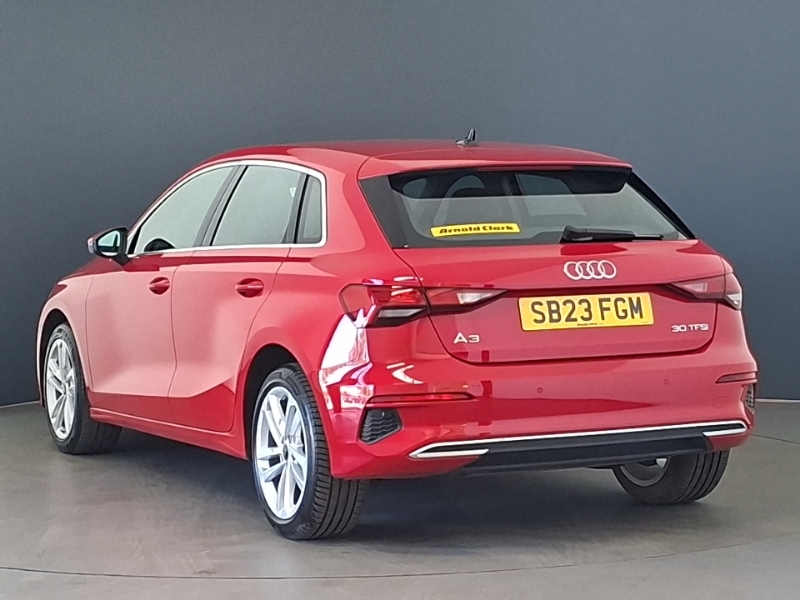 Audi A3 30 Tfsi Sport S Tronic SB23FGM Red #2