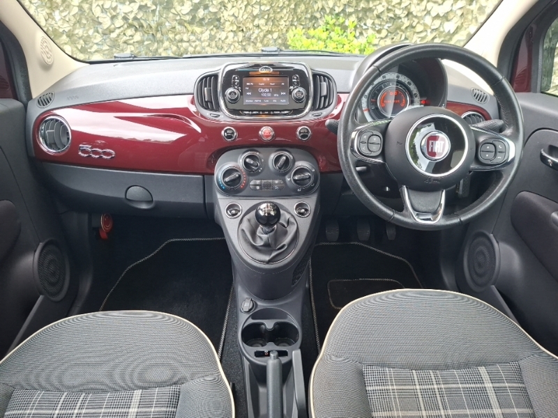 Fiat 500 0.9 Twinair Lounge Red #3